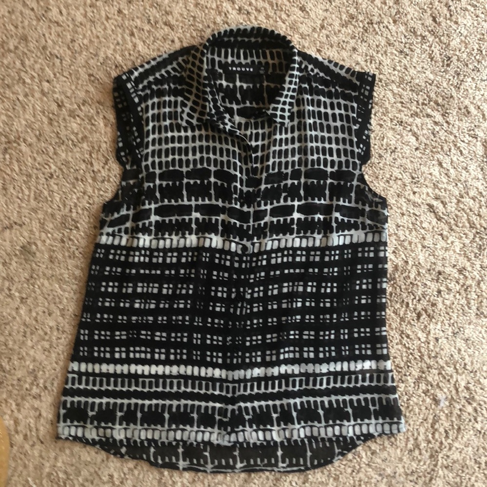 “Trouve” Sheer Blouse